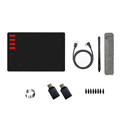 Yonis Tablette graphique - 10 pouces Tablette graphique - 8192 niveaux de pression - USB 2.0 - filaire