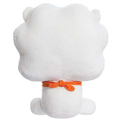 Line Friends BT21 Peluche 20cm Modèle Bébé RJ en Position Assise Ultra-Doux Blanc