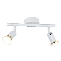 ZMH Spot De Plafond 2 Flammes Gu10 Moderne Plafonnier Couloir Ampoules Incluses 