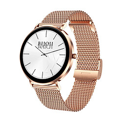 Maxcom Montre Connectée Sports FW27 Modèle Selen AMOLED avec Suivi Bien-Être Doré / marron