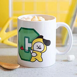 Acheter Line Friends BT21 Mug en Céramique Capacité 300ml Innocent, "work hard, play hard" CHIMMY BT21 Blanc
