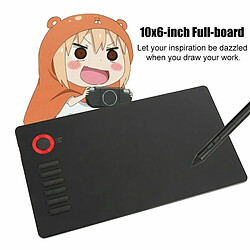 Yonis Tablette Graphique 10x6 Pouces Haute Précision