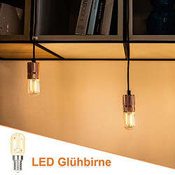 Zmh Ampoules LED E14 vintage T22 - Lot de 4