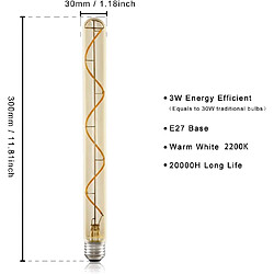 Zmh ampoule LED Edison vintage E27