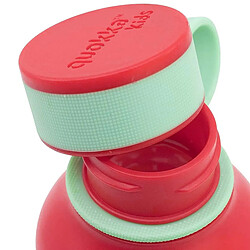 Avis Quokka Gourde pour Enfant 430ml Modèle Ice Kids Motif Happy avec Sangle Rouge