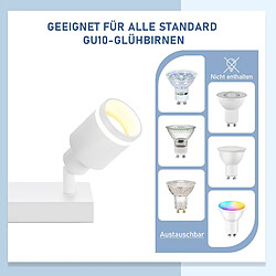 Acheter ZMH Spot De Plafond 5 Flammes Orientable 355°spot De Plafond Pour Bureau Chambre à Coucher