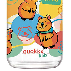 Acheter Quokka Gourde pour Enfant 430ml Modèle Ice Kids Motif Happy avec Sangle Rouge