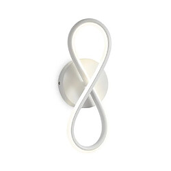 ZMH Applique LED Blanc 7w Intérieur Design Courbe 3000k Cage D'escalier