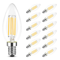 Zmh Ampoules LED E14 4 W, lot de 12