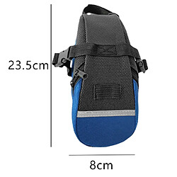 Avis Dunlop Sacoche sous Selle pour Vélo Étanche avec Bandes Réfléchissantes Bleu