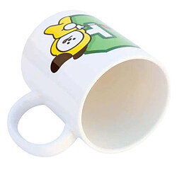 Avis Line Friends BT21 Mug en Céramique Capacité 300ml Innocent, "work hard, play hard" CHIMMY BT21 Blanc