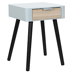 Linnea Table de chevet en bois collection SHIREL