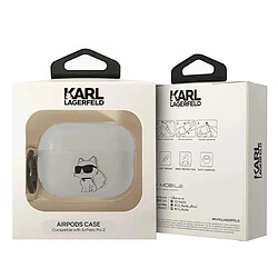 Karl lagerfeld Coque AirPods Pro 2 - Transparent pas cher