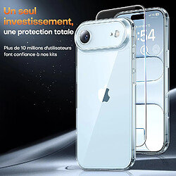 Coque Silicone Transparente + Verre Trempe Pour iPhone 17 Air Little Boutik©