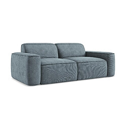 makamii Canapé modulable 3 places en tissu chenille - OMAO