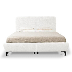 makamii Lit rembourré avec rangement en Bouclé - MAKAPU