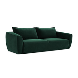 makamii Canapé 3 places convertible en velours - GUAVA