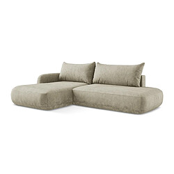 makamii Canapé 3 places convertible en tissu texturé - LILO