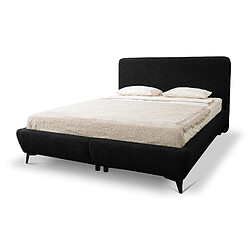 makamii Canapé 3 places convertible en tissu chenille - LILO