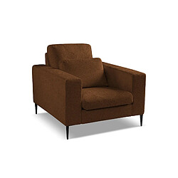 makamii Canapé 3 places convertible en tissu chenille - LEILA