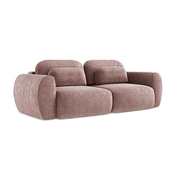 makamii Canapé 3 places convertible en tissu chenille - KINI