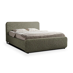 makamii Canapé 3 places convertible en tissu texturé - LEILA