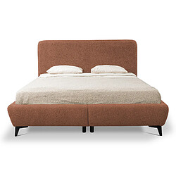 Avis makamii Canapé 3 places convertible en tissu bouclette - PELE
