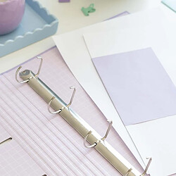 Pusheen Classeur A4 Rigide 4 Anneaux Collection Moments avec Élastique de Fermeture Violet pas cher