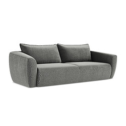 makamii Canapé d'angle 3 places modulaire gauche en tissu texturé - OMAO