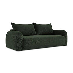 makamii Canapé 3 places convertible en tissu texturé - HALE