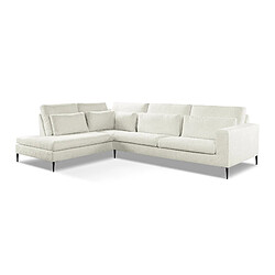 makamii Canapé 3 places convertible en tissu texturé - HALE
