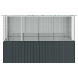 Acheter vidaXL Cage pour oiseaux Anthracite 165 x 318 x 200 cm Acier galvanisé