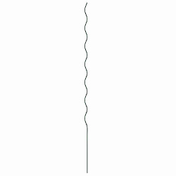 vidaXL Soutien de plante 20 pcs Vert 170 x 0,6 x 0,6 cm Acier