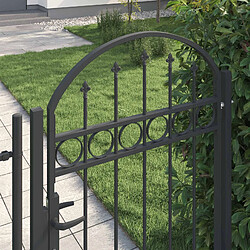 Avis vidaXL Porte de Clôture ASSEN 100 x 150 cm Acier enduit de poudre Gris