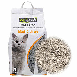 vidaXL Litière pour chat avec poudre pour bébé, parfum Bentonite, 20 L