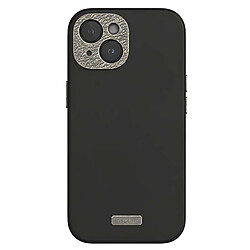 Moshi Coque MagSafe pour iPhone 15 Plus en Cuir Napa Ultra Renforcé Noir