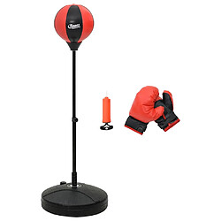 vidaXL Ensemble de punching ball avec gants et pompe hauteur réglable