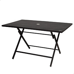 Aktive Table de jardin pliante - Noir graphite