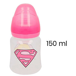 Acheter Dc Comics Superman Biberon pour Bébé 150ml Supergirl avec Tétine en Silicone sans BPA Rose