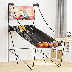 vidaXL Machine d'arcade de basket avec 4 balles pour 2 joueurs