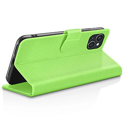 Avis Zanaé Étui Portefeuille pour Apple iPhone 15 Plus Support et Languette Vert