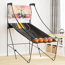 vidaXL Machine d'arcade de basket avec 4 balles pour 2 joueurs