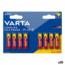 Batteries Varta longlife max power aaa - lr03 1,5 V AAA (8 Pièces) (10 Unités)