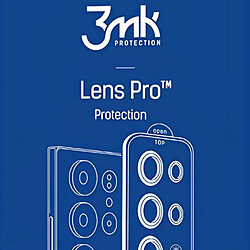 Avis 3mk 4 Lots de Protections d'Objectif Caméra pour Motorola Moto G55 5G Verre Hybride Transparent