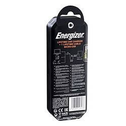 ENERGIZER Chargeur Allume-Cigare USB-A 5W 1A HardCase avec Câble Micro--USB Noir pas cher