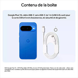 Smartphone GOOGLE Pixel 10 Indigo 128Go pas cher
