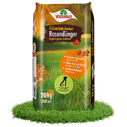 Hoefer Chemie Engrais Gazon Automne Premium VERDURMAX® 20 kg - Préparez votre pelouse pour l'hiver