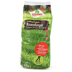 Acheter Hoefer Chemie Engrais pour Gazon VERDURMAX® Printemps / Été - 5 kg x4 pour une Pelouse Éclatante