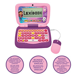 Lexibook Mon premier ordinateur éducatif Gabby et la Maison Magique (EN/FR)