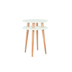 Table basse UFO Dmr. 45 cm x hauteur 61 cm, Menthe, Ragaba